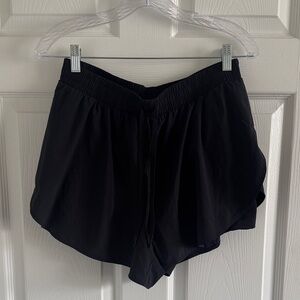 all in motion Black Women's Athletic Shorts with Drawstring Waist